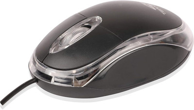 SANEHA Ranz wired optical cool Led light mouse usb2.0 Wired Ambidextrous Optical Mouse(USB 2.0, Black)