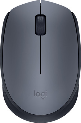 Logitech M171 / Optical Tracking, Ambidextrous Wireless Ambidextrous Optical Mouse(2.4GHz Wireless, Black, Grey)