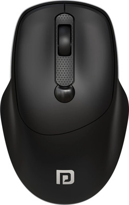 mpPORTPONIC Toad 35 Wireless, Silent Clicking, Adjustable DPI, for Laptop, Mac & PC Wireless Ambidextrous Optical Mouse(2.4GHz Wireless, Black)