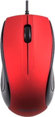 ASTRUM 3B Large MU110 Wired Optical Mouse(USB 2.0, Red)