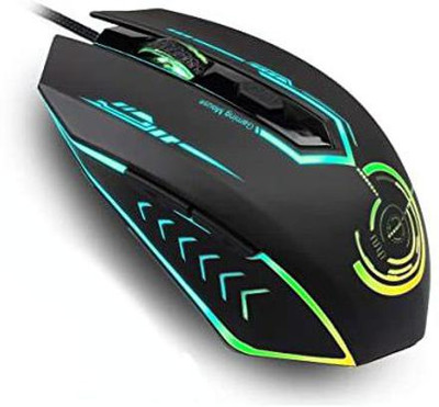 MOHINIMETAL Gaming Mouse RGB Wired For Laptop USB Optical Mouse With High Precision Sensor Wired Hybrid  Gaming Mouse(2.4GHz Wireless, Multicolor)
