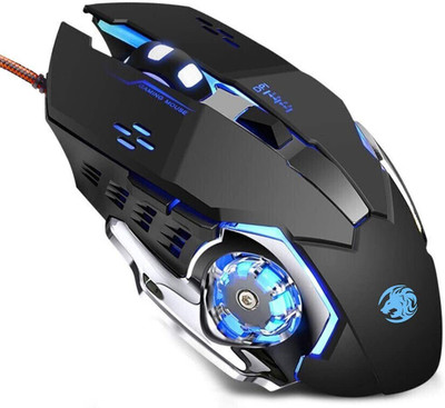 TXOR ROVER X, Nylon Braided Ergonomic Design & Upto 3200 DPI 6 Buttons Wired Ambidextrous Optical  Gaming Mouse(USB 2.0, USB 3.0, Black, Silver)
