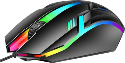 Abest RGB USB MOUSE Wired Ambidextrous Optical  Gaming Mouse(USB 2.0, USB 3.0, Black)