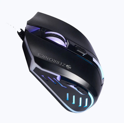 ZEBRONICS ZEB SNIPER GAMING MOUSE Wired Ambidextrous Optical  Gaming Mouse(USB 3.0, Black)