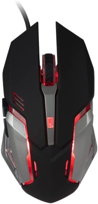 MMTX Entry Level PC Backlit Gamer Mouse Wired Touch  Gaming Mouse(USB 2.0, Black)