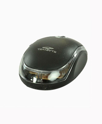 TERABYTE Optical Wired USB Mouse (Black) Wired Ambidextrous Optical Mouse(USB 2.0, Black)