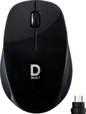 DSelect by Dell DS321 Wireless Optical Mouse(Type C, Black)