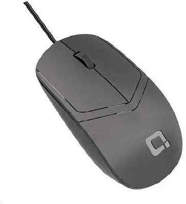 Quantron Sleek Design Wired Mouse (Black) QMU-535 1000 DPI Wired Ambidextrous Optical Mouse(USB 2.0, Black)