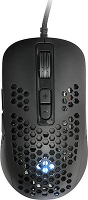 SRI RGB Honeycomb Gaming Mouse with Software, Ultra Lightweight Wired Hybrid  Gaming Mouse(2.4GHz Wireless, Black)