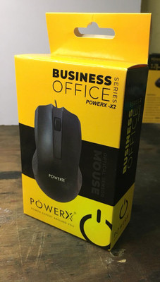powerx POWERXX2 Wired Ambidextrous Optical  Gaming Mouse(USB 2.0, Yellow)