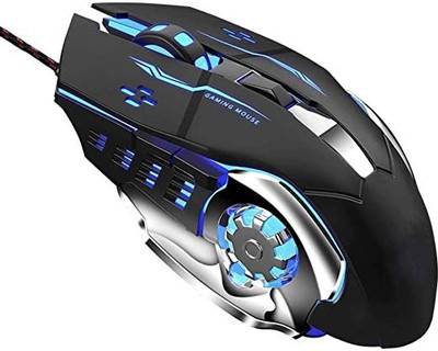 Vinayak 7 RGB Breathing Colors & Ergonomic Design , Adjustable Up to 3200 Dpi Wired Hybrid  Gaming Mouse(2.4GHz Wireless, Black)