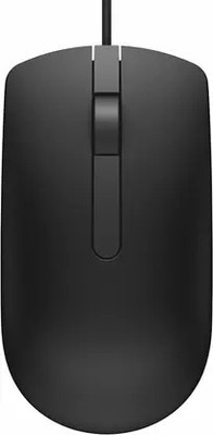 DELL MS116 WIRED MOUSE Wireless Ambidextrous Optical Mouse(2.4GHz Wireless, Black)