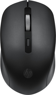 HP S1000 Silent / Lightweight, upto 1600 DPI Wireless Ambidextrous Optical Mouse  with Bluetooth(2.4GHz Wireless, Black)