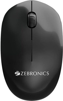 ZEBRONICS Zeb CHEETAH Wireless mouse with 1600 DPI, High accuracy, Ergonomic design Wireless Optical Mouse(USB 2.0, Black)