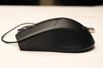 Oxy Tech USB Wired Mouse Model- OX 500 (1200 Dpi) Wired Ambidextrous Optical Mouse(USB 2.0, Black)