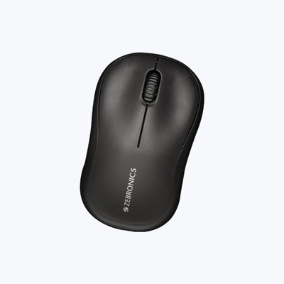 ZEBRONICS zeb comfort Wired Ambidextrous Optical Mouse(USB 2.0, Black)