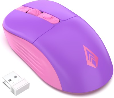 Archer Tech Lab Precision 100 Wireless Mouse Ergonomic, 3 DPI settings, 10M range, lightweight. Wireless Optical  Gaming Mouse(2.4GHz Wireless, Purple)