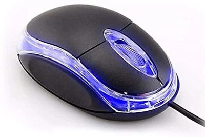 NPAV 5865 Wired Ambidextrous Mechanical Mouse(USB 2.0, Black)