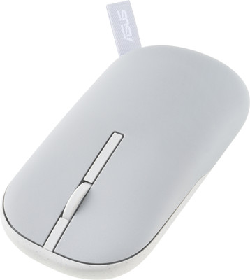 ASUS Marshmallow MD100 / Multi-Mode Connect, Adj. DPI upto 1600 DPI, Silent Wireless Ambidextrous Optical Mouse  with Bluetooth(Grey)