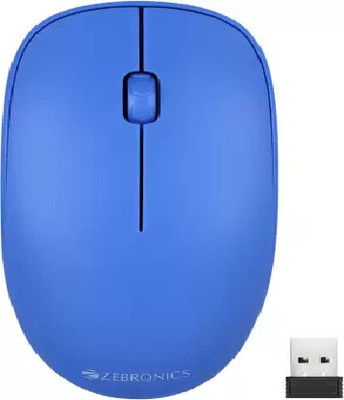 Samsunelectron Zeb- Haze Wireless Ambidextrous Optical Mouse  with Bluetooth(2.4GHz Wireless, Blue)