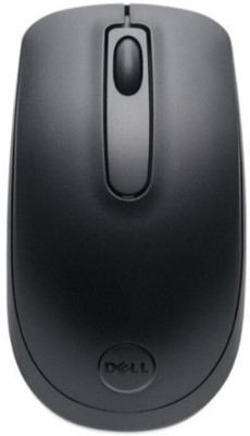 DELL WM118 Wireless Ambidextrous Optical Mouse 1000DPI, with USB Nano Receiver, Optical Tracking, Plug and Play(2.4GHz Wireless, Black)