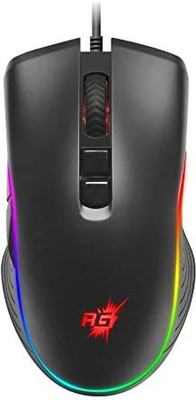 MEHTABA Wired Gaming Mouse with RGB and Upto 4800 dpi Wired Optical  Gaming Mouse(2.4GHz Wireless, Black)
