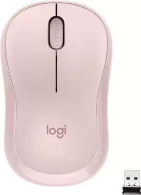 Anuradha Silent M220 Buttons Wireless Optical Mouse(USB 2.0, Pink)