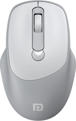 Portronics Toad 7 Wireless Ambidextrous Optical Mouse  with Bluetooth(2.4GHz Wireless, Bluetooth, Type C, White)