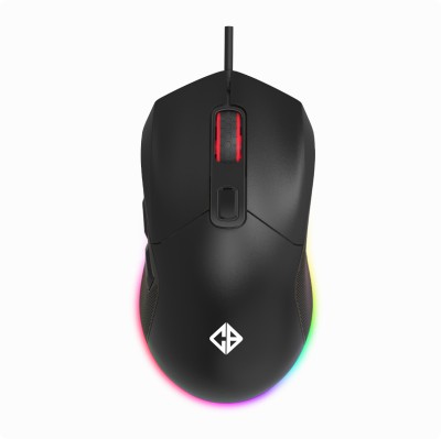 Cosmic Byte Firestorm RGB Mouse, 67gms, 12400DPI, 1000Hz, Pixart 3327 Sensor, PTFE feet Wired Optical  Gaming Mouse(USB 2.0, Black)