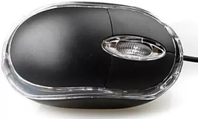 NPAV AD-201 Wired Ambidextrous Optical Mouse(USB 2.0, Black)