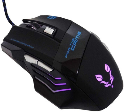 ADITYAFASHION ADITYA MOUSE-01 Wired Ambidextrous Optical  Gaming Mouse(USB 2.0, Black)