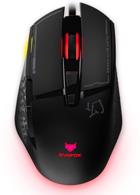 EVOFOX Phantom 2 Programmable Wired Optical  Gaming Mouse(USB 2.0, Black)