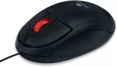 MADHUKAR GROUP ZEB-RISE Wired Optical Mouse Wireless Ambidextrous Optical Mouse(USB 2.0, Black)