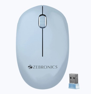 ZEBRONICS CHEETAH WRLS MS Wireless Optical Mouse(2.4GHz Wireless, Black, Blue)