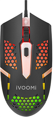 iVoomi USB Wired Ambidextrous Laser  Gaming Mouse(USB 2.0, Black)