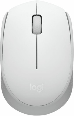 Logitech M171 Wireless Ambidextrous Optical Mouse(2.4GHz Wireless, Off White)