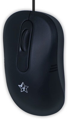 Flipkart SmartBuy Power Wired Ambidextrous Optical Mouse(USB 2.0, Midnight Black)