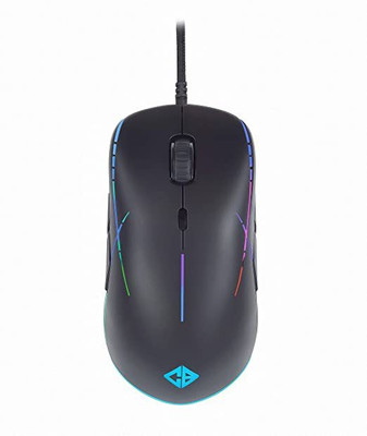 KUPAMINFOTECH Lightweight RGB 6400 DPI Gaming Mouse with Sunplus IT 6651 Sensor Wired Optical  Gaming Mouse(2.4GHz Wireless, Black)