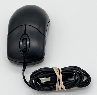 Wifton USB 3-Button Optical Mouse With Scrolling Wheel-Black Wired Ambidextrous Optical  Gaming Mouse(USB 2.0, Black)