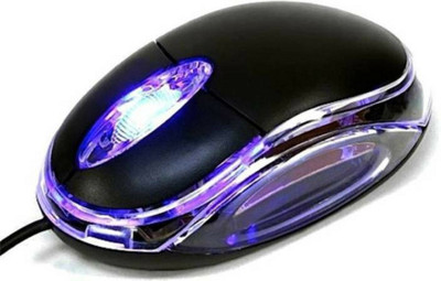 NPAV TO-65 Wired Ambidextrous Optical Mouse(USB 2.0, Black)