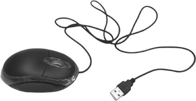 SOJUBA Desktop USB Wired Ambidextrous Optical  Gaming Mouse(USB 2.0, Black)