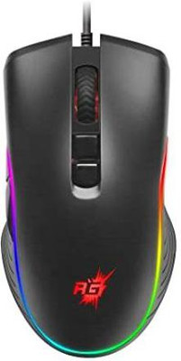 SHREYA MOB Wired Gaming Mouse with RGB and Upto 4800 dpi Wired Optical  Gaming Mouse(2.4GHz Wireless, Black)