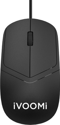 iVoomi Bold Wired Ambidextrous Optical Mouse(USB 2.0, Black)