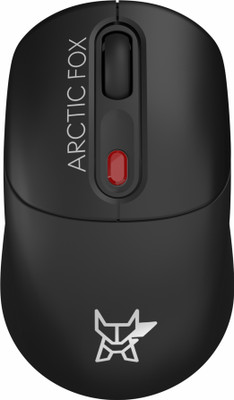 Arctic Fox Pro Max Wireless Ambidextrous Optical Mouse(2.4GHz Wireless, Black Jet)