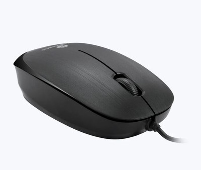 ZEBRONICS Zeb-Power,Compact and stylish design Wired Ambidextrous Optical Mouse(USB 2.0, Black)