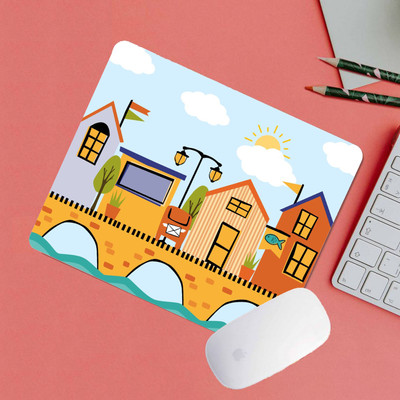 VM SHOPPING MALL Premium Mouse Pad - 7.5x9 in, Non-Slip, Smooth Surface (MP-S-A30) Non Slip Base Mousepad(Black)