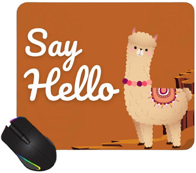 Gadgetshor Printed Mousepad with Anti-Slip Rubber Base & Smooth Mouse Control for Laptop Non Slip Base Mousepad(Brown)