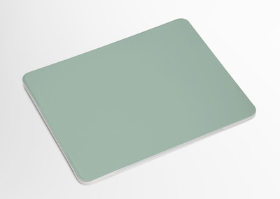 ENTERPRISEaj 9.5X7.9X0.12 Inch Non Slip Rubber Base Printed Non Slip Base Mousepad(Light Green)