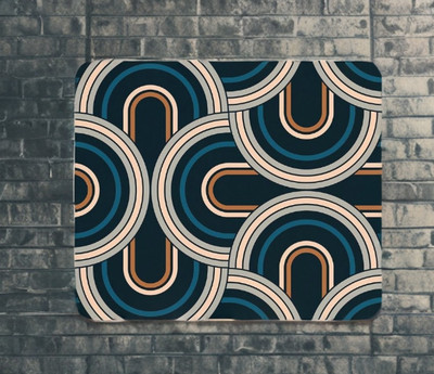 TheSlidingMouse Abstract Design Mousepad For Office work , Gaming and Desk Mat Non Slip Base Mousepad(Blue, Green, Yellow, Grey)