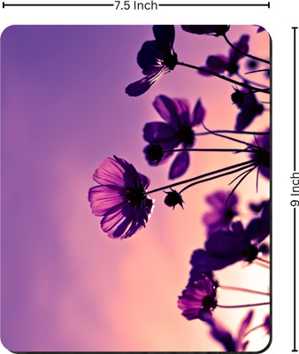 Printile MOUSE PAD 0.82 Non Slip Base Mousepad(Magenta)